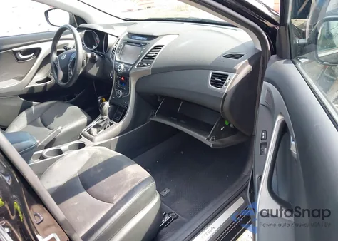 2015 Hyundai Elantra Limited from USA, damaged, VIN KMHDH4AE0FU286005